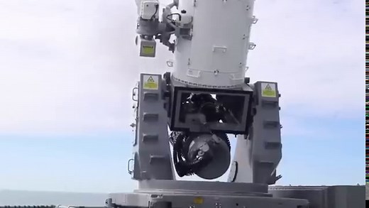 Phalanx Weapon System in Action Onboard HMS Queen Elizabeth