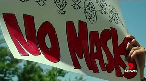 33K views · 487 reactions | The US has shattered its single-day record for new virus cases recording more than 75,000 infections in 24 hours. More than half the states now have rules about wearing masks. Despite the soaring crisis, the issue is bitterly and sometimes violently dividing Americans. www.7NEWS.com.au #7NEWS | 7NEWS Sydney | Facebook