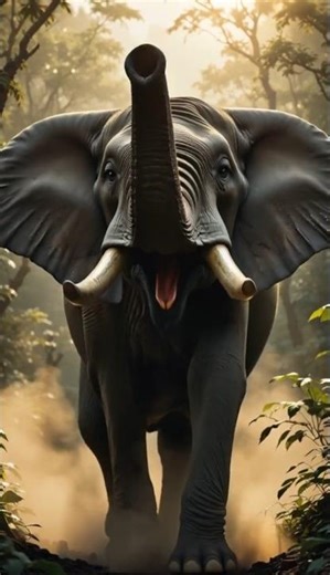 Elephant’s Loud Trumpet Shakes the Jungle 🐘🔊