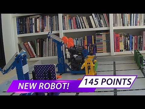 NEW VEX IQ Slapshot Robot - 145 Points! (By Ben Lipper)