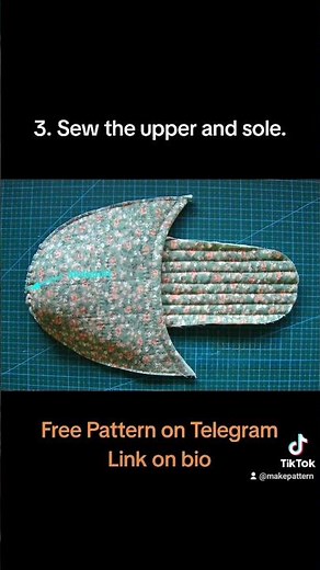 DIY Quilt Slippers with free pattern.The pattern contains 4 model. #diy #shoes #slippers