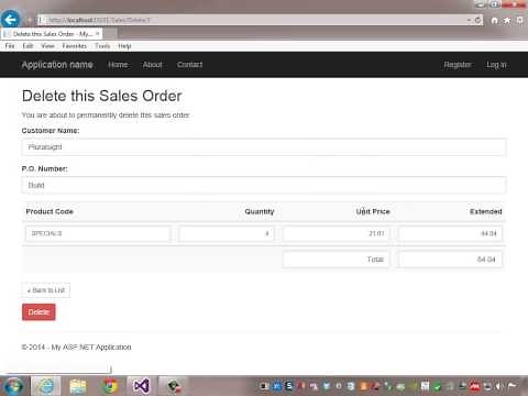 Parent-Child Data with EF, MVC, Knockout, Ajax, and Validation