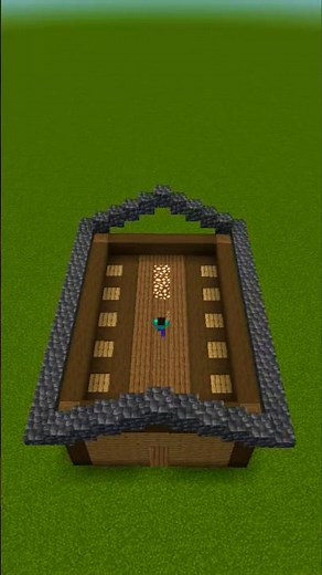 Easy Trading Hall Tutorial in Minecraft 🏪 | #Minecraft #MinecraftShorts #TradingHall