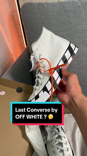 Off-White x Converse Chuck 70 High Top Sneakers