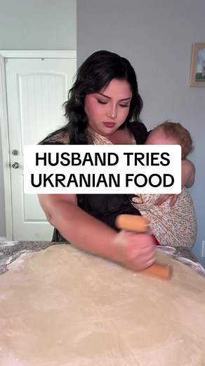 Husband Tries Ukrainian Food - Delightful Homemade Meal
