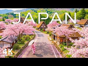 Spring in Japan 4K 🌸 Spring Adventure: Cherry Blossoms, Himeji Castle, Petal Rivers - VIDEO 4K UHD
