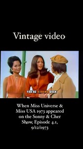 42K views · 288 reactions | A vintage video! When Miss USA 1973 and Miss Universe 1973 Margarita Moran appeared on the Sonny & Cher Show. Credit to Critical Beauty #MissUniverse #PageantsFanatic | Pageants Fanatic | Facebook