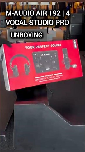 M-Audio Air 192|4 Vocal Studio Pro Unboxing 🔥 | #studiomicrophone #unboxingvideo