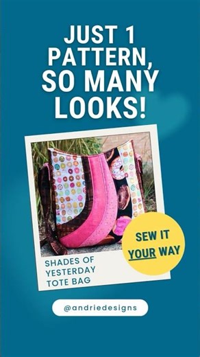 DIY Tote Bag With Stunning Curves! 😍