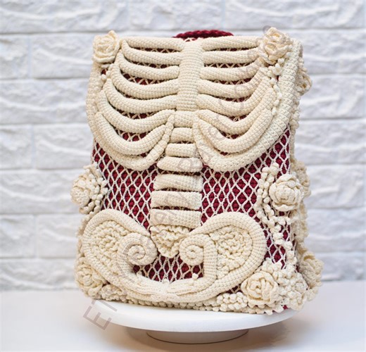 PDF Crochet Pattern Skeleton Backpack - Etsy