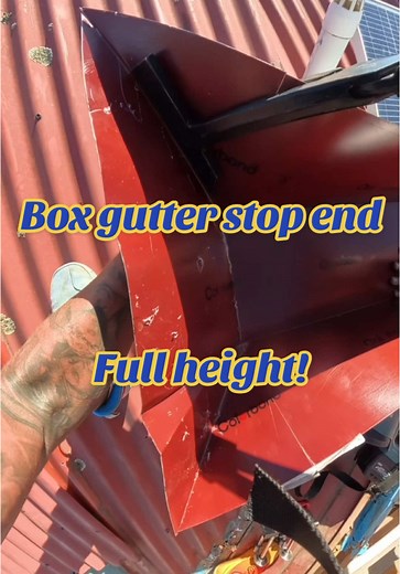 Box Gutter Stop End Installation Guide for Plumbers