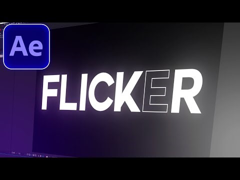 How to Create a Flicker Text Animation in After Effects