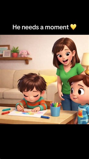 He needs a moment 💛