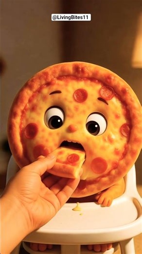 Pizza Baby First Bite Reaction 🤯🍕 Part-3 | Living Bites Viral Shorts