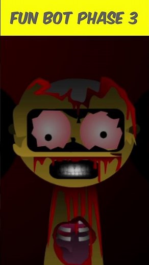 Fun Bot Phase 1 to Phase 5 | Incredibox Sprunki | Part-7 #shorts #sprunki #incredibox #shortsfeed