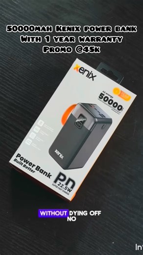 Okereke Lawretta on Instagram: "✅✅✅💯💯Meet the Kenix 50000mah and 30000mah power bank ultra fast,reliable and built to keep you charged for up to a week and above Calls/ WhatsApp 09116349233 50000mah Promo price @45k 30000mah Promo price @28k ✅50000mah and 30000mah Capacity ✅Fast Charging ✅Built -in cables ✅Digital display ✅Charge up to 8 devices at simultaneously ✅Over current protection ✅Over heating protection ✅Over voltage protection ✅Smart safety protection ✅No swelling ✅if it swell , retu