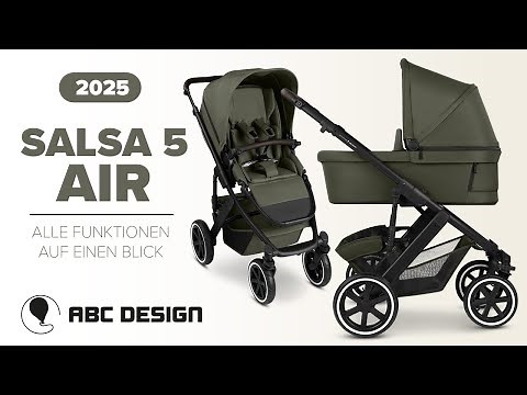 SALSA 5 AIR - Kinderwagen mit Lufträdern (Modell 2025) | ABC Design