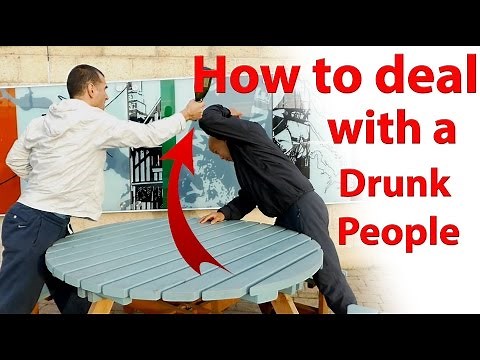 how to deal with drunk people