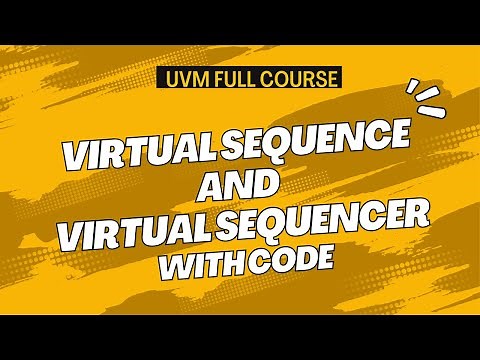 UVM Virtual Sequence & Virtual Sequencer Explained with Coding | SystemVerilog Verification Tutorial