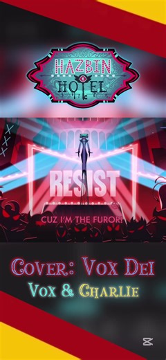 🎙️🪽Vox dei- cover en castellano📺🎙️  un poco Fandub #doblajecastellano #voxhazbin #hazbinhotel #voxdei #cover