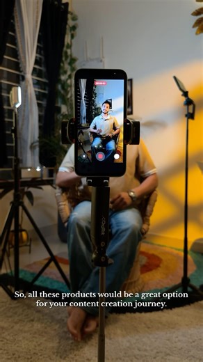 Light and Tripod setup for content creators