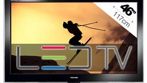 Soldes : TV Toshiba 46 pouces/117 cm à 399 €, Edge LED, Full HD, 100Hz