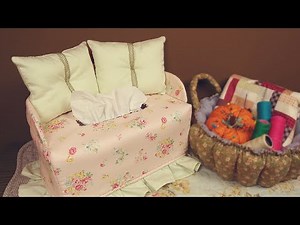 DIY Sofa Tissue Box Cover