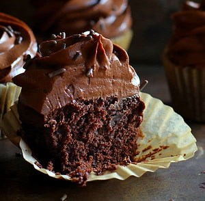 Ultimate Chocolate Cupcakes with the Ultimate Chocolate Frosting
