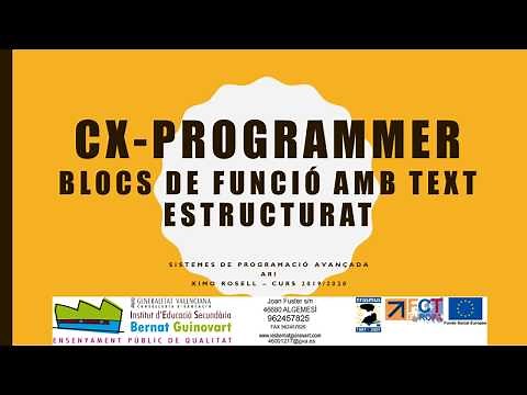 OMRON. CX-Programmer: Bloc de Funció amb Text Estructurat. FB amb ST.