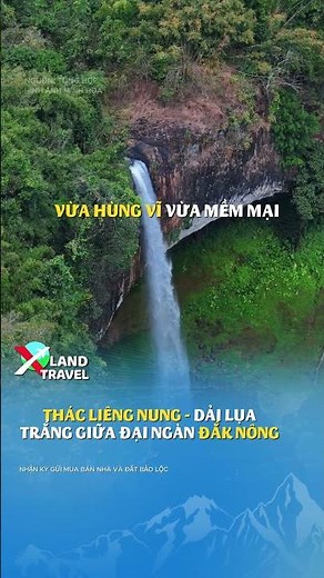Lieng Nung Waterfall - A White Silk Ribbon Amidst the Dak Nong Wilderness