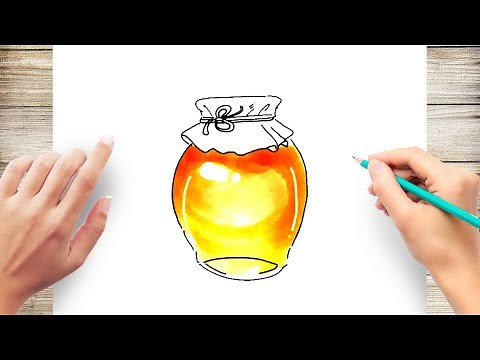 How to Draw a Jar of Honey