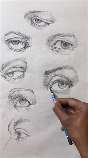 Sridhar Nagaraj on Instagram: "Eye sketches… . . . . .#sketch #sketchbook #art #artist #artlovers #eye #eyesketch #eyesketching✏️ #eyeshadow #eyeart #artlovers #pencil #tamilnadu #warmup #practice #dailysketch #dailyart #daily #india #eyesketching #pencildrawing #pencilandpaper"