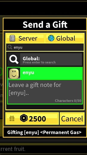give away to enyu
