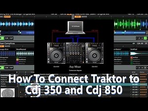How To Connect Pioneer Cdj 350 | Cdj 850 to Native Instruments Traktor Pro