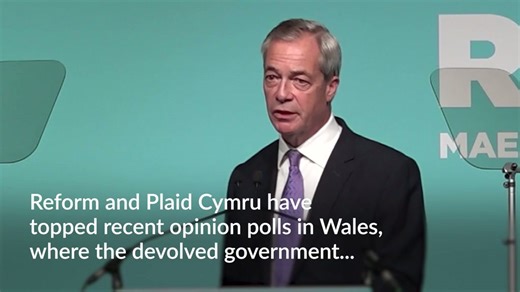 Welsh election is referendum on Starmer's premiership, says Farage
