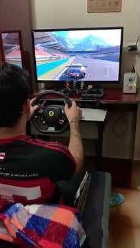 TESTANDO O VOLANTE THRUSTMASTER T80 FERRARI RACING WHEEL (Gran Turismo Sport) - PS4
