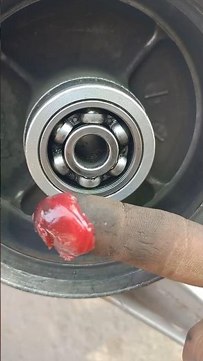 How to fill grease in bearing/bearing grease formula#shortvideo #bearing