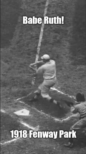1918-07-20 Babe Ruth EARLIEST GAME ACTION! #baseball #baseballhistory #baseballhalloffame #mlb