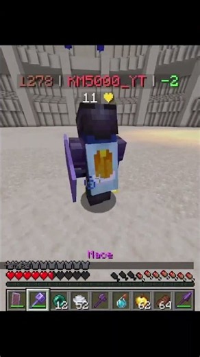 Mini Minecraft Spear Mace Montage #minecraft #minecraftshorts #minecraftpvp #gaming