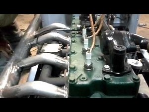 1929 Pontiac engine start.