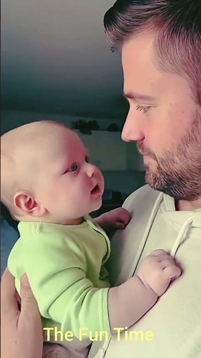 Baby Talking to Dad || Best Funny Moments || The Fun Time