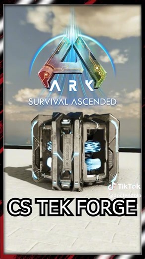ARK ASA 🔥 CS TEK Forge | Metallbarren INSTANT?! | Gamechanger! #shorts #ark