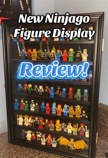 My New Ninjago Minifig Display Shelf