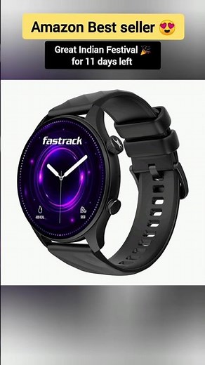 Fastrack Vivid Pro Smart Watch|1.43" AMOLED Display with 466 x 466 Pixel Resolution | Functional