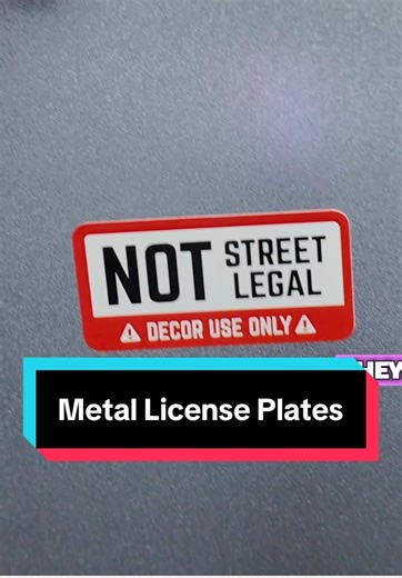 Personalized Metal License Plates for Decorative Use