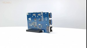 USB 3.0 Expansion Board for Raspberry Pi 4B 3B+ 3B 2B Zero W 0 WH Pico 400, Driver-Free 5 Gbps USB 3.2 Gen1 Gigabit Ethernet HUB HAT Panel for Windows Mac OS Linux Android
