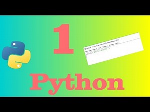 Python cursus / tutorial Nederlands | 1# | Installeren en Printen