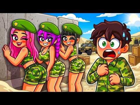 HUNTRIX GIRL SOLDIERS have a CRUSH on MAWIE in Roblox Snapchat!
