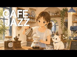 Cozy Cafe Jazz ☕ | Soft Morning Music for Coffee, Reading & Calm Focus | No Ads