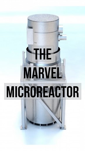 What makes up our MARVEL microreactor? MARVEL is a liquid-metal cooled microreactor with Stirling engines that will produce 100 kilowatts of energy using small amounts of high-assay low-enriched uranium. It will be used to develop regulatory approval processes, test microreactor applications, evaluate systems for remote monitoring, and develop autonomous control technologies. MARVEL will be connected to Idaho National Laboratory's first nuclear microgrid and is expected to begin operation by the